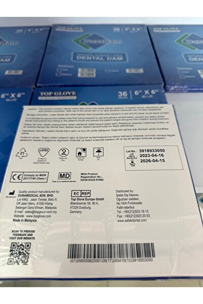 DİAMONDMARKET Diamond Dental - Rubberdam Lastiği Dental Dam