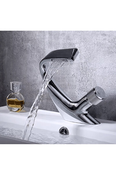 OEM FastFlow sink faucet, deck-mounted, chrome