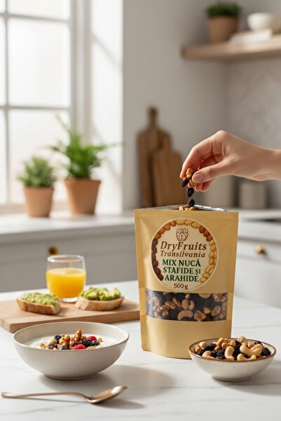 DRY Mix of walnuts, raisins and peanuts 500 g