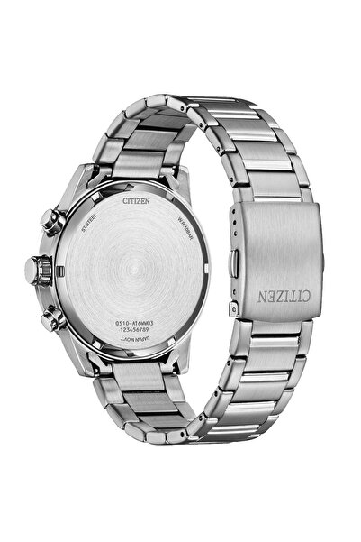 Citizen Sports Chronograph AN3681-57E Black Dial Stainless Steel Men's Watch