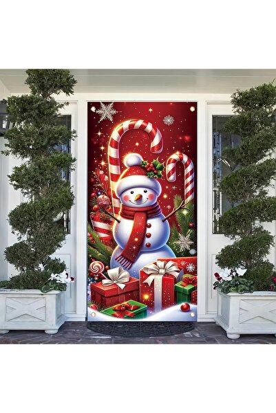 PROMISEBACKDROP2 190X75Cm Elastic Door Decoration, Fabric Door Dressing, Chri...