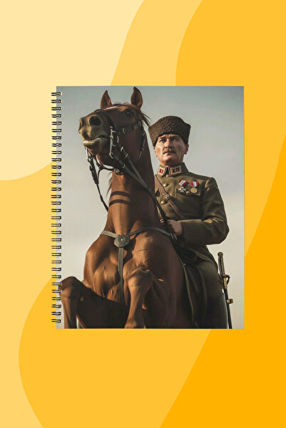SEKİZELLİİKİ ATATÜRK -BASKILI TASARIM DEFTER