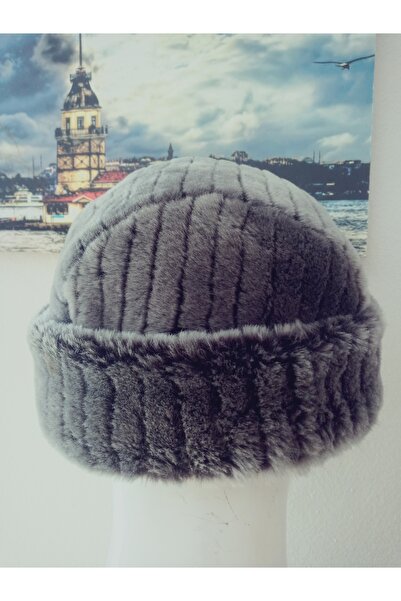 hoaryage Unisex Special Production Kalpak Hat Leather Hat