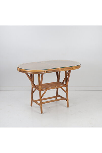 babilconcept Oval Seyrek Masa - Bal Rengi