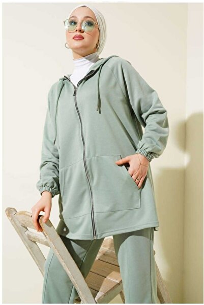 MODA VEDAT Kanguru Pocket K Hooded Double Set