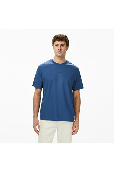 Calvin Klein Pique Nano Men's Blue T-Shirt