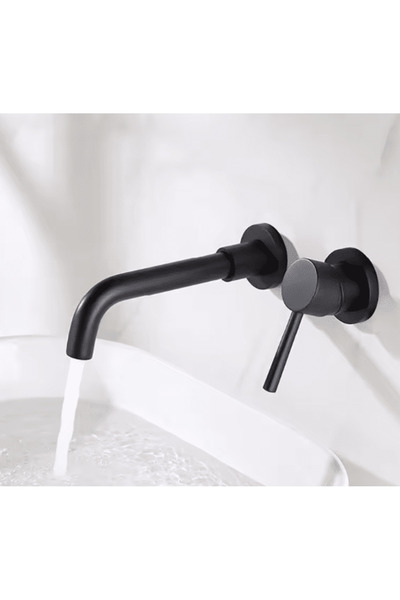OEM Built-in washbasin faucet, matte black, code 8024
