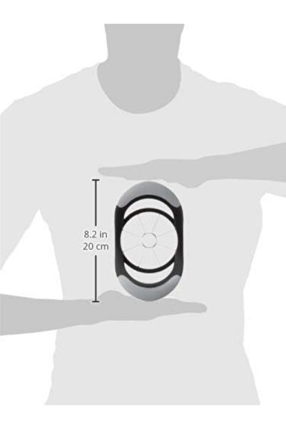 Tohana Easy-Grip Equal Apple Slicer Black