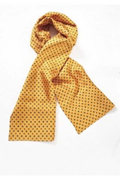 Codan Silk scarf Emblems gold-yellow doubleface