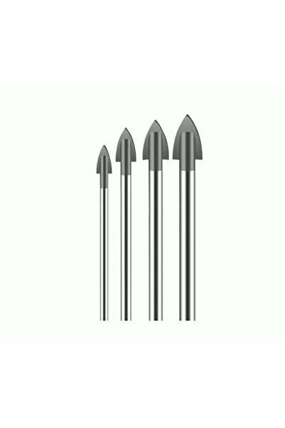 Drill Bits for Glass, Porcelain, Tiles and Faience - Set of 4 (6mm, 8mm, 10mm, 12mm)