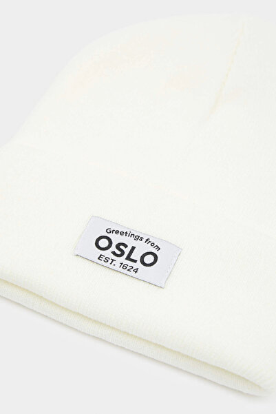 DeFacto A5655Axer127 Ecru Women's Woven Label Beret