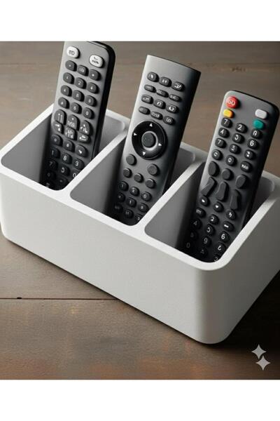 Yunus Göksu Design Remote Control Holder - Remote Control Box (White)