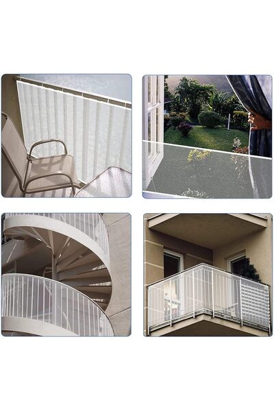 Generic 3m x 76cm Stair Railing Safety Net for Children - Indoor/Outdoor (MarlaMall)