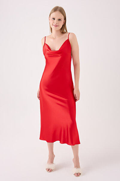 femmora UZUN SATEN TEK GECELİK