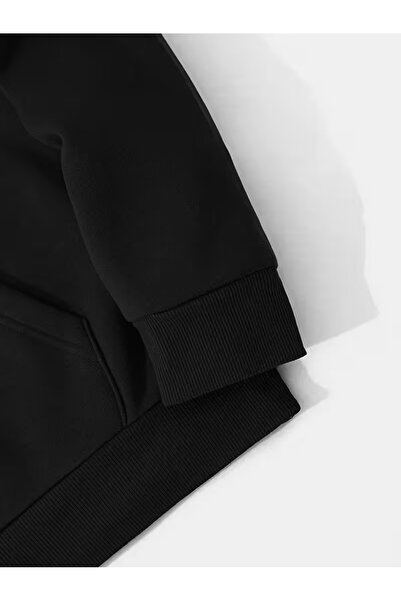 Marco Fresco Unisex Make Money Not Friend Printed Hooded Cotton Sweatshirt Hoodie