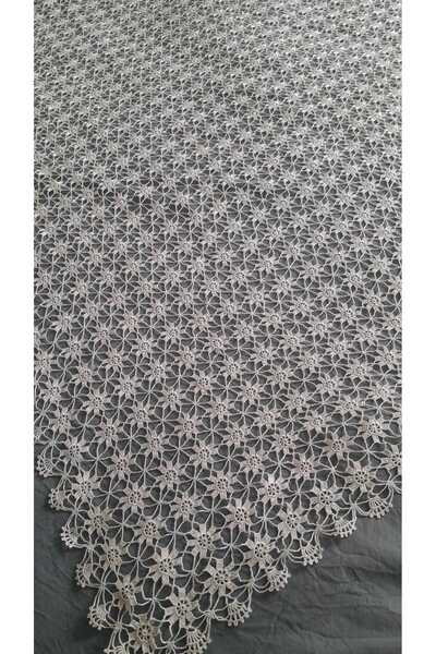 Papatyam 120*120/طاولة مربعة/طاولة فيسكوس/مصنوعة من خيوط الفلوش/طاولة/عمل يدوي/فيسكوس//