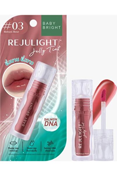 BABY BRIGH أحمر شفاه جيلي خفيف من بيبي برايت ريجو - وردي قوي (03)