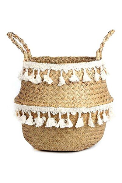 South house سلة تخزين زراعة من القطن الجوت المنسوج يدويًا من أيرا - صغيرة