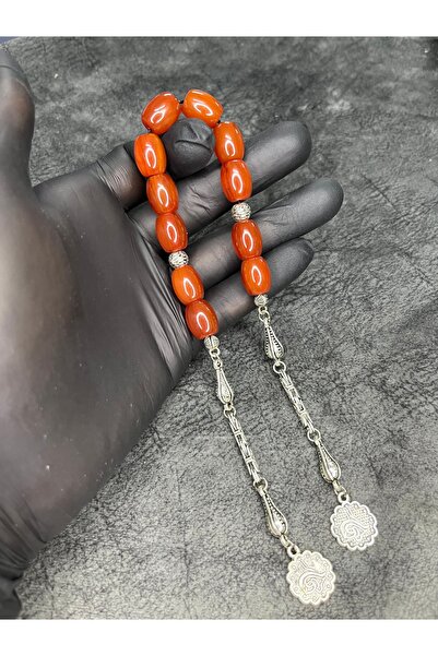 Mos Tespih Zaza High-End Collectible Crimped Amber Prayer Beads