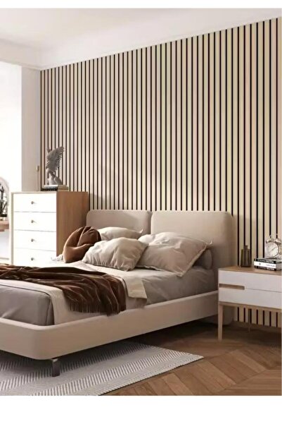 Renkli Duvarlar Adhesive Roll Acoustic Paneling Effect Patterned 60Cmx280Cm 1 Piece Roll Wall Panel Paper Yg002