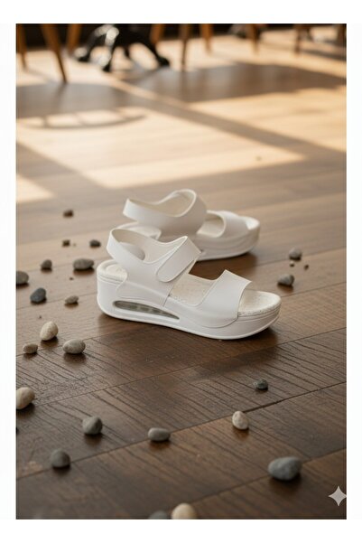 uway Women's Anatomical Orthopedic Velcro Strap Massage Sole Comfort Women's Daily Slippers Sandals