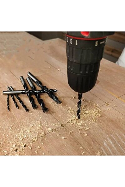 Drill bit set (10 pcs) – 4 mm for wood, MDF, cardboard, drywall, plastic, composite, PVC