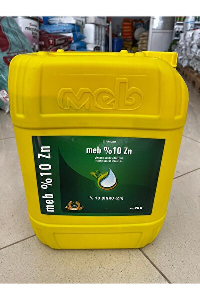 Mebor MEB %10 Zn 20 Lt Çinkolu Gübre Bitki Gelişim Düzenleyici Çiçek & Meyve ...