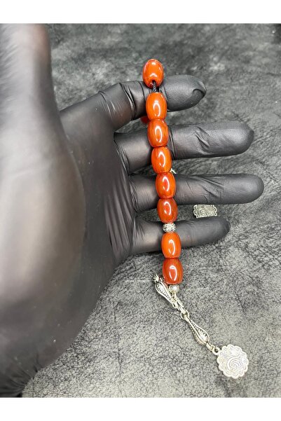 Mos Tespih Zaza High-End Collectible Crimped Amber Prayer Beads