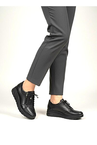 MİRATERLİK ORTOPEDİK TERLİK VE AYAKKABI Mira Orthopedic Women's Leather Shoes Are Suitable for Heel Spurs and Feet with Corns.