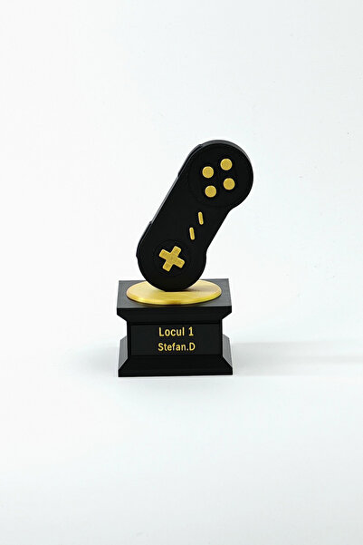 ChillOutlet Personalized Gaming Trophy with Winner's Name 17x9 cm