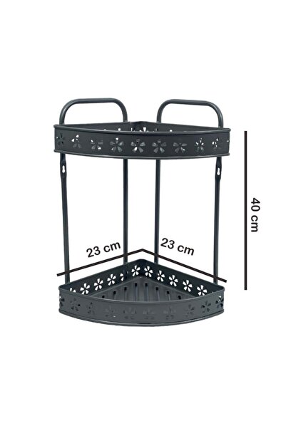 Generic Plastic Corner Bathroom Shelf