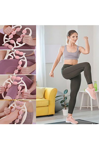 Blooming Plus جهاز تدليك لتخفيف العضلات، 9 عجلات، بكرة تصريف الليمف قابلة للت...