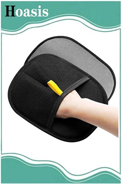 Generic Double-Sided Pet Grooming Gloves - Reusable De-shedding & Static Removal