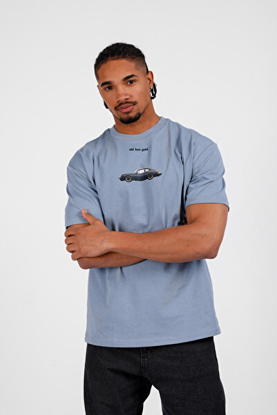 iconology Porsche Baskılı ve Nakışlı Oversize T-Shirt