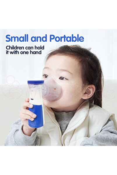 Houmt Portable Mini Nebulizer Handheld Vaporizer for Adults & Children