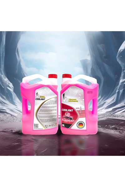 SAMER Radiator Coolant Pink 5L - 4x Pack – Premix & Ready to Use - Extended Life Engine Coolant