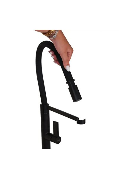 OEM Kitchen Faucet, Sanitary Brass, Black, CF2045