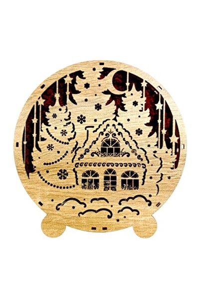 OEM Caseta decorata cu licheni stabilizați, personalizat pentru Crăciun, 22cm...