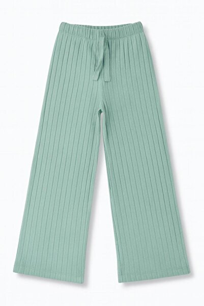 ÖRZİKİDS Winter Wide-Leg Girls' Pants Non-Traditional Fleece-Lined