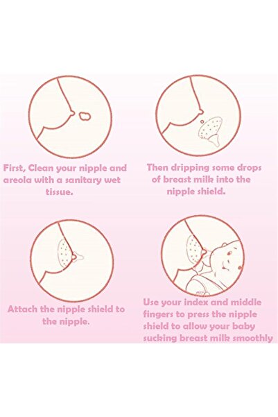 X SPRING Nursing Nipple Shield, BPA/BPS-Free with Storage Case, White Silicone