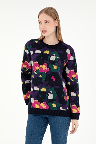 U.S. Polo Assn. Women's Navy Blue Sweater