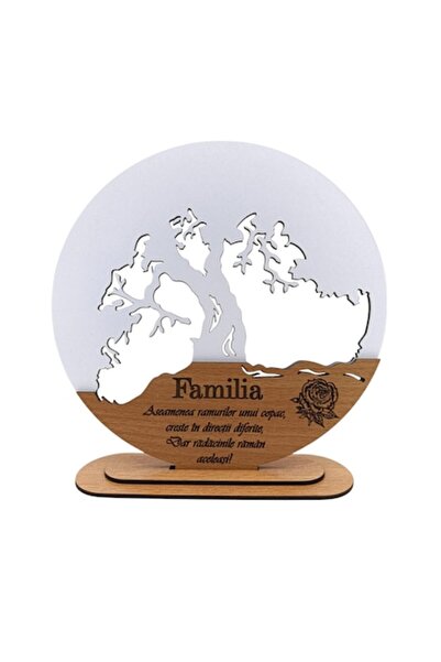 OEM Decorațiune inimă Copacul Vieții, mesaj personalizat pentru Mamă/Prieten/...