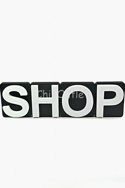 ChillOutlet Indicator luminos SHOP 80x21x4 cm