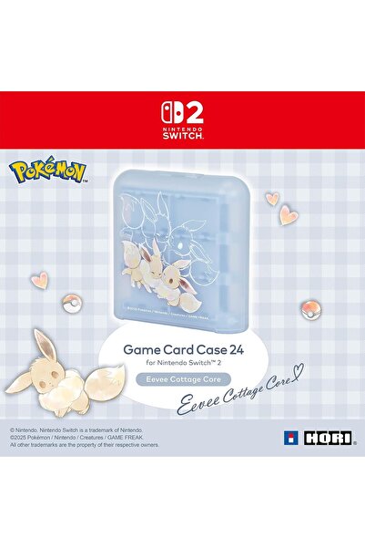 Hori حافظة بطاقات لعبة Eevee Cottagecore (تتسع لـ ٢٤ بطاقة)