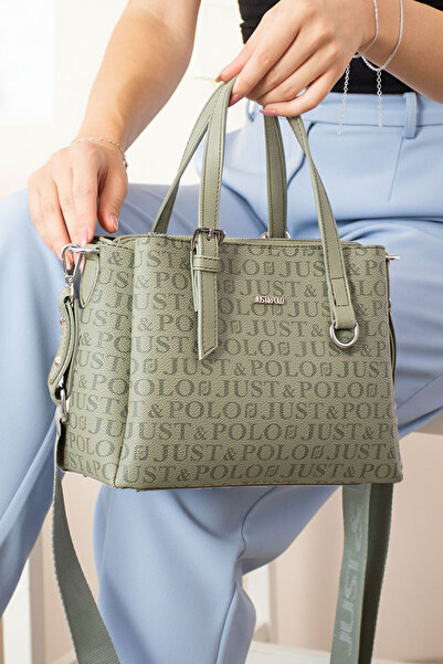 POLO CLUB Women's 3-Compartment Crossbody Nickel Accessory Hand and Shoulder Bag (25X18 cm)