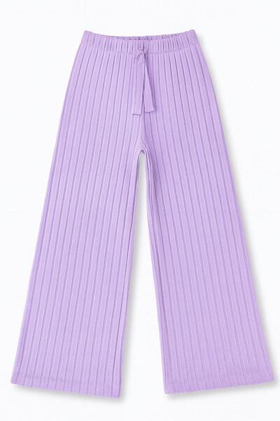 ÖRZİKİDS Winter Wide-Leg Girls' Pants Non-Traditional Fleece-Lined