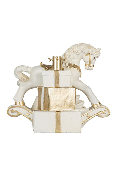 Clayre & Eef Βάση για χριστουγεννιάτικο δέντρο σε σχήμα αλόγου 47x30x38 εκ.