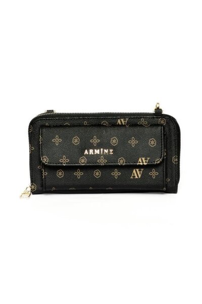 Armine 268 Women's Handbag Black Printed