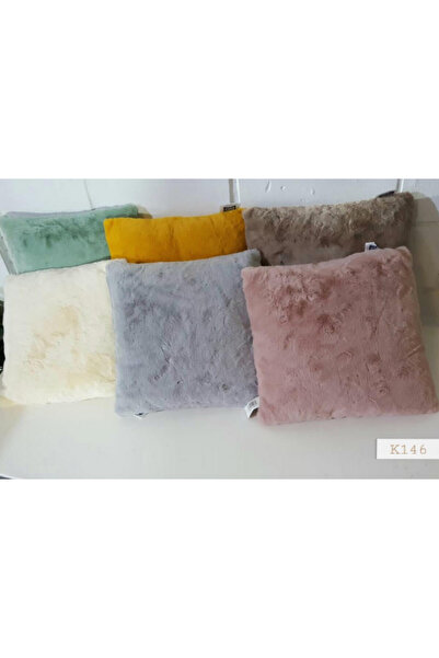 Reiashn Fur pillow with filling, various colors, 45*45 cm