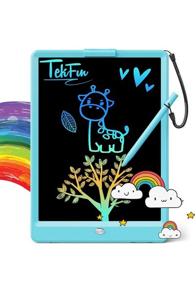 genernic TEKFUN 10-inch Color LCD Writing Tablet – Blue (Kids 3-7)